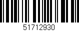 Código de barras (EAN, GTIN, SKU, ISBN): '51712930'