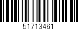 Código de barras (EAN, GTIN, SKU, ISBN): '51713461'