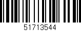 Código de barras (EAN, GTIN, SKU, ISBN): '51713544'
