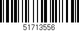 Código de barras (EAN, GTIN, SKU, ISBN): '51713556'