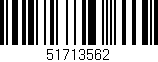 Código de barras (EAN, GTIN, SKU, ISBN): '51713562'