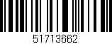 Código de barras (EAN, GTIN, SKU, ISBN): '51713662'