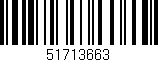 Código de barras (EAN, GTIN, SKU, ISBN): '51713663'