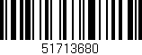 Código de barras (EAN, GTIN, SKU, ISBN): '51713680'