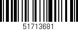 Código de barras (EAN, GTIN, SKU, ISBN): '51713681'