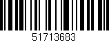Código de barras (EAN, GTIN, SKU, ISBN): '51713683'