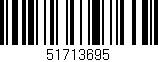 Código de barras (EAN, GTIN, SKU, ISBN): '51713695'