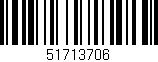 Código de barras (EAN, GTIN, SKU, ISBN): '51713706'