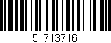 Código de barras (EAN, GTIN, SKU, ISBN): '51713716'