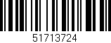 Código de barras (EAN, GTIN, SKU, ISBN): '51713724'