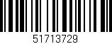 Código de barras (EAN, GTIN, SKU, ISBN): '51713729'