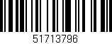 Código de barras (EAN, GTIN, SKU, ISBN): '51713796'