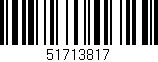 Código de barras (EAN, GTIN, SKU, ISBN): '51713817'