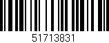 Código de barras (EAN, GTIN, SKU, ISBN): '51713831'