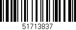 Código de barras (EAN, GTIN, SKU, ISBN): '51713837'
