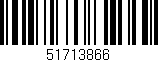 Código de barras (EAN, GTIN, SKU, ISBN): '51713866'