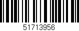 Código de barras (EAN, GTIN, SKU, ISBN): '51713956'