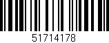 Código de barras (EAN, GTIN, SKU, ISBN): '51714178'