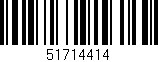 Código de barras (EAN, GTIN, SKU, ISBN): '51714414'