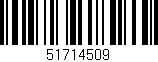 Código de barras (EAN, GTIN, SKU, ISBN): '51714509'