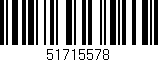 Código de barras (EAN, GTIN, SKU, ISBN): '51715578'