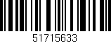 Código de barras (EAN, GTIN, SKU, ISBN): '51715633'