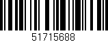 Código de barras (EAN, GTIN, SKU, ISBN): '51715688'