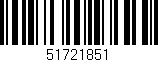 Código de barras (EAN, GTIN, SKU, ISBN): '51721851'