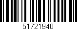 Código de barras (EAN, GTIN, SKU, ISBN): '51721940'