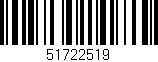 Código de barras (EAN, GTIN, SKU, ISBN): '51722519'