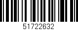 Código de barras (EAN, GTIN, SKU, ISBN): '51722632'