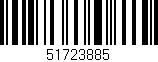 Código de barras (EAN, GTIN, SKU, ISBN): '51723885'