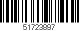 Código de barras (EAN, GTIN, SKU, ISBN): '51723897'