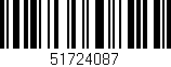 Código de barras (EAN, GTIN, SKU, ISBN): '51724087'