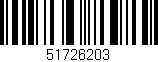 Código de barras (EAN, GTIN, SKU, ISBN): '51726203'