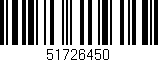 Código de barras (EAN, GTIN, SKU, ISBN): '51726450'