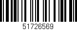 Código de barras (EAN, GTIN, SKU, ISBN): '51726569'