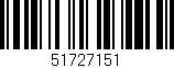 Código de barras (EAN, GTIN, SKU, ISBN): '51727151'
