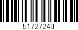 Código de barras (EAN, GTIN, SKU, ISBN): '51727240'