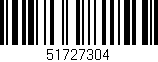 Código de barras (EAN, GTIN, SKU, ISBN): '51727304'