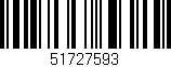 Código de barras (EAN, GTIN, SKU, ISBN): '51727593'