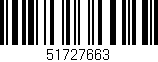 Código de barras (EAN, GTIN, SKU, ISBN): '51727663'