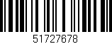 Código de barras (EAN, GTIN, SKU, ISBN): '51727678'