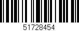Código de barras (EAN, GTIN, SKU, ISBN): '51728454'