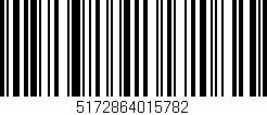 Código de barras (EAN, GTIN, SKU, ISBN): '5172864015782'