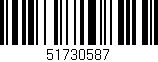Código de barras (EAN, GTIN, SKU, ISBN): '51730587'