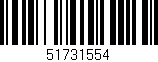 Código de barras (EAN, GTIN, SKU, ISBN): '51731554'
