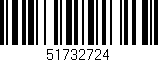 Código de barras (EAN, GTIN, SKU, ISBN): '51732724'