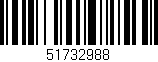 Código de barras (EAN, GTIN, SKU, ISBN): '51732988'