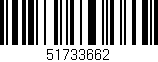 Código de barras (EAN, GTIN, SKU, ISBN): '51733662'